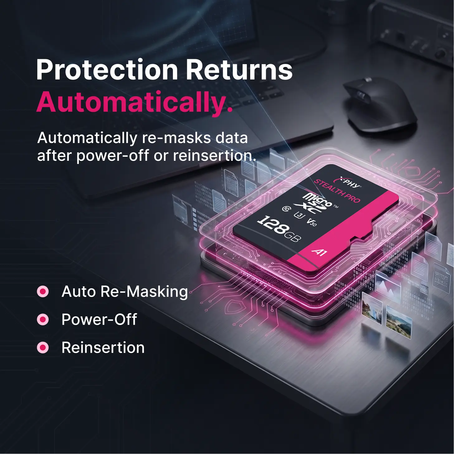 X-PHY® STEALTH PRO microSD Card