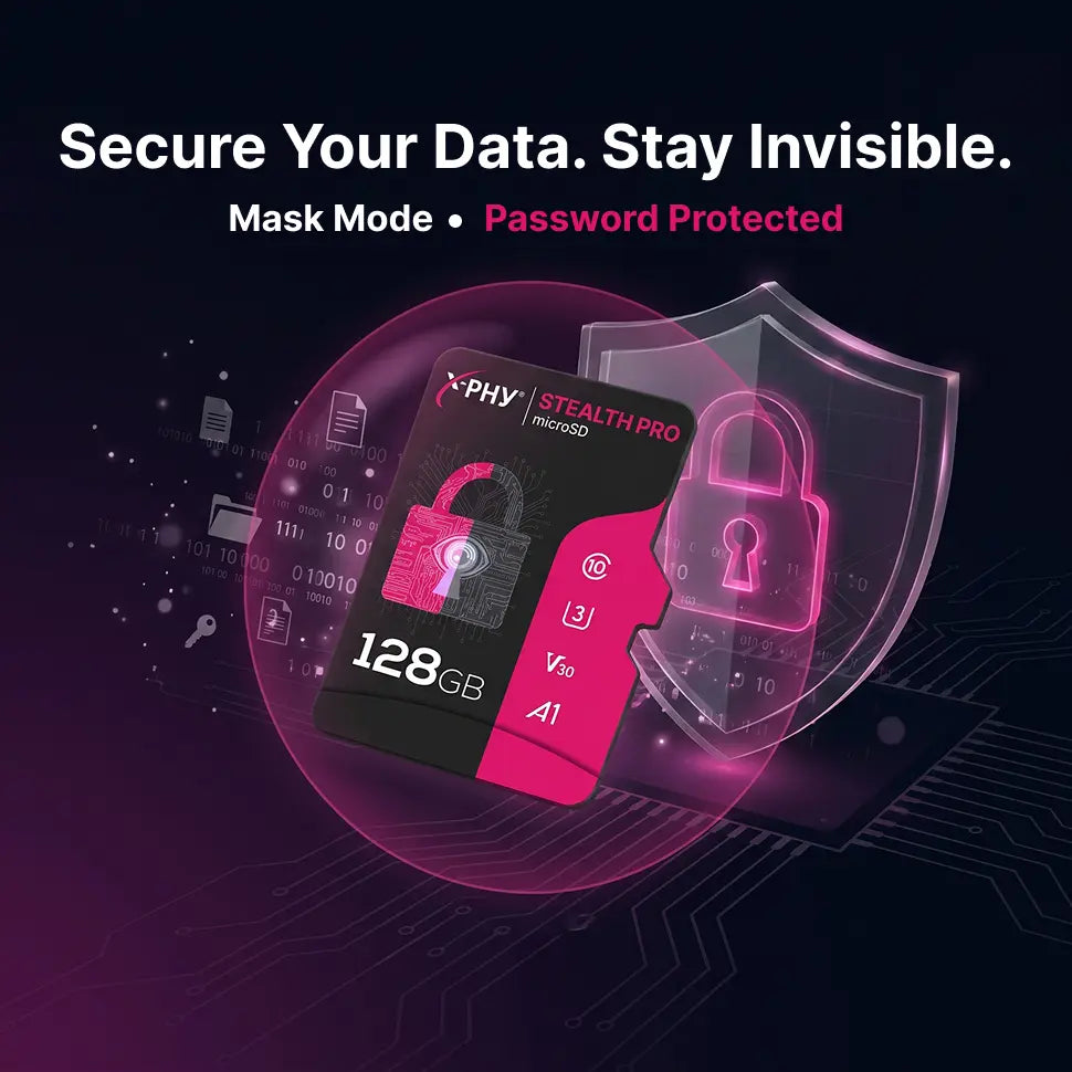 X-PHY® STEALTH PRO microSD Card