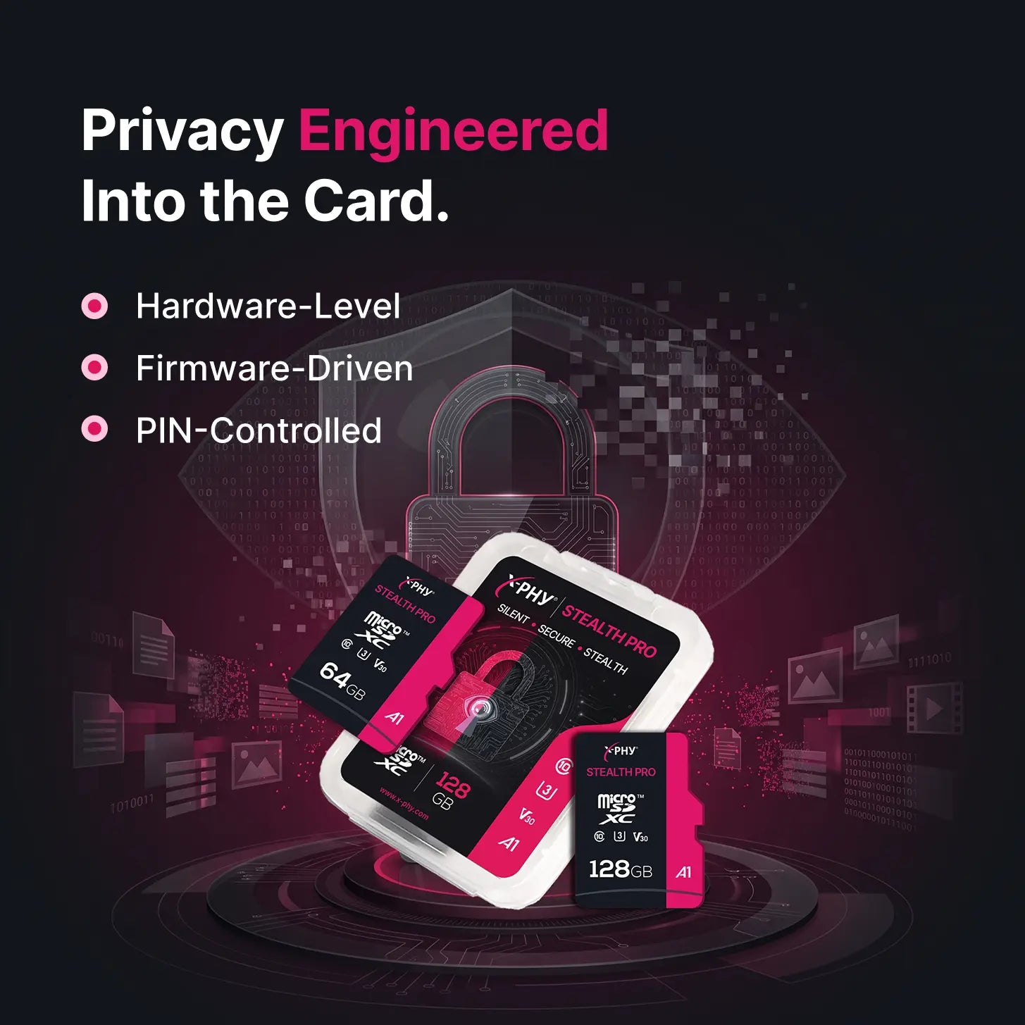 X-PHY® STEALTH PRO microSD Card