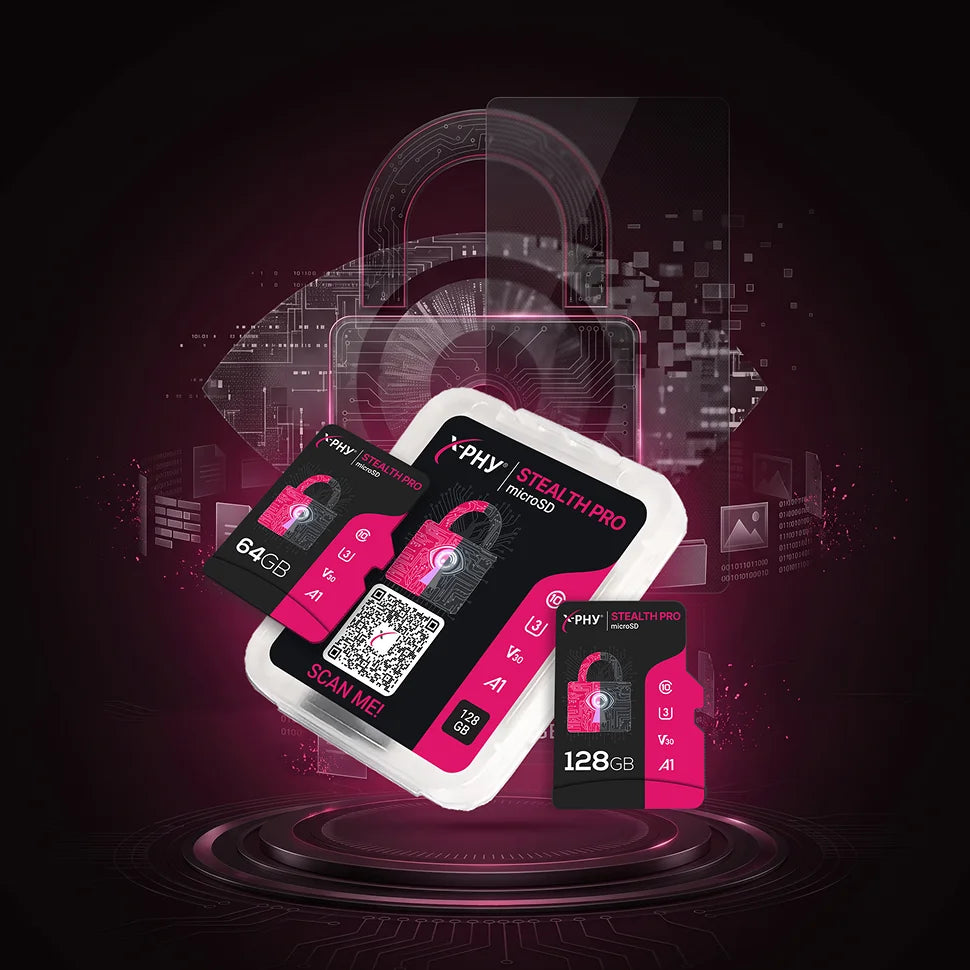 X-PHY® STEALTH PRO microSD Card